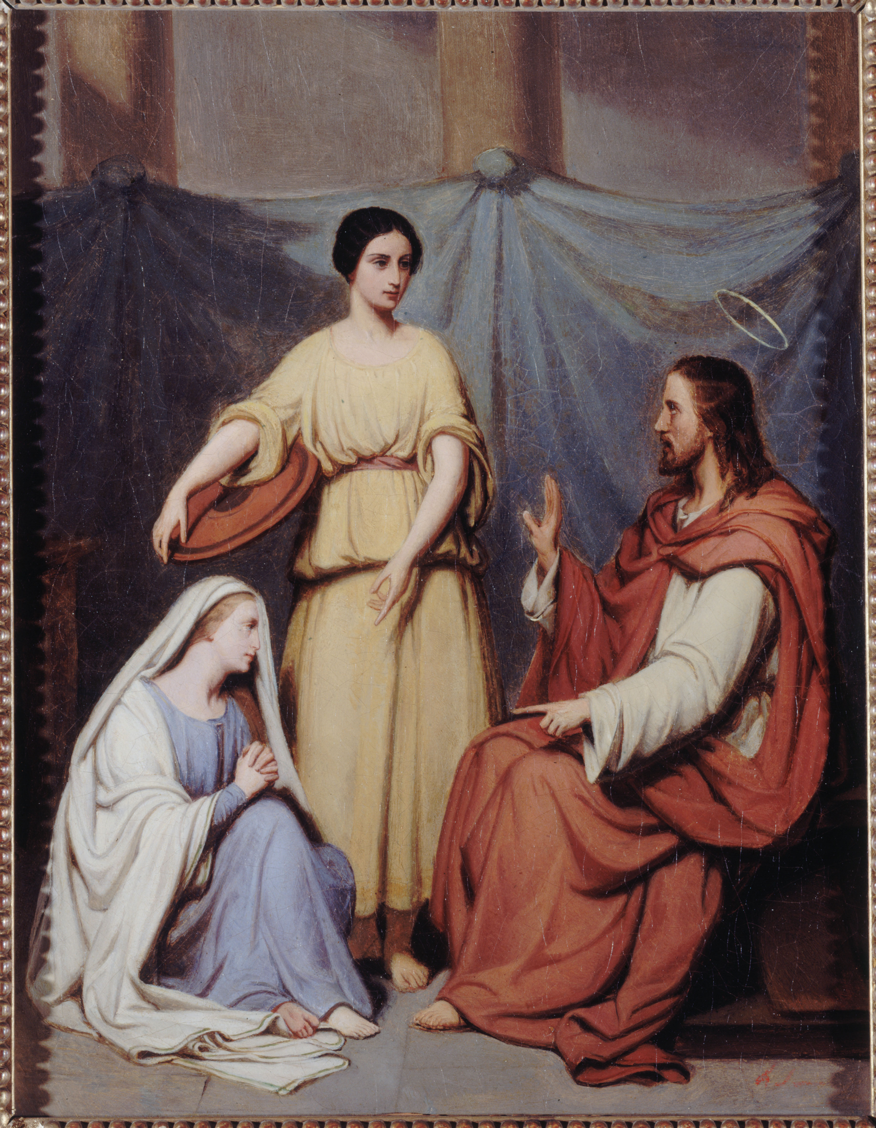 Henry Scheffer, Jésus chez Marthe et Marie