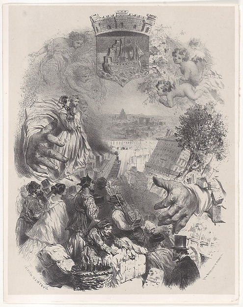 Célestin Nanteuil, Title Page for Les Artistes Anciens & Modernes, Vol. IX