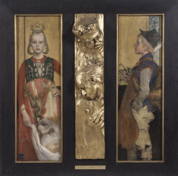 Carl Larsson, Vallpojken. Del av diptyken Prinsessan och vallpojken
