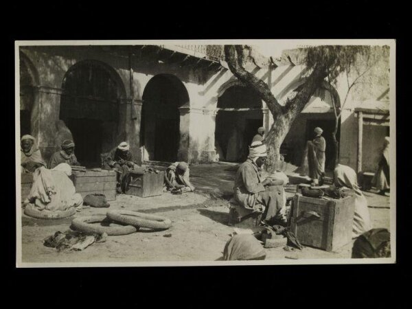 Unknown, Cobblers working in the street, Bou Sada, Algeria.
