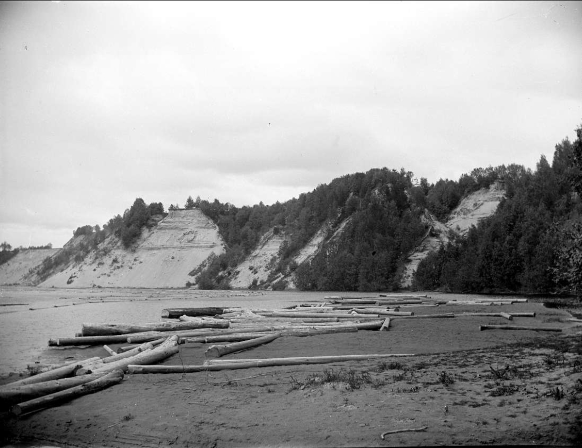 August Fredrik Schagerström, Timmer i Dalälven, Dalarna i juni 1915