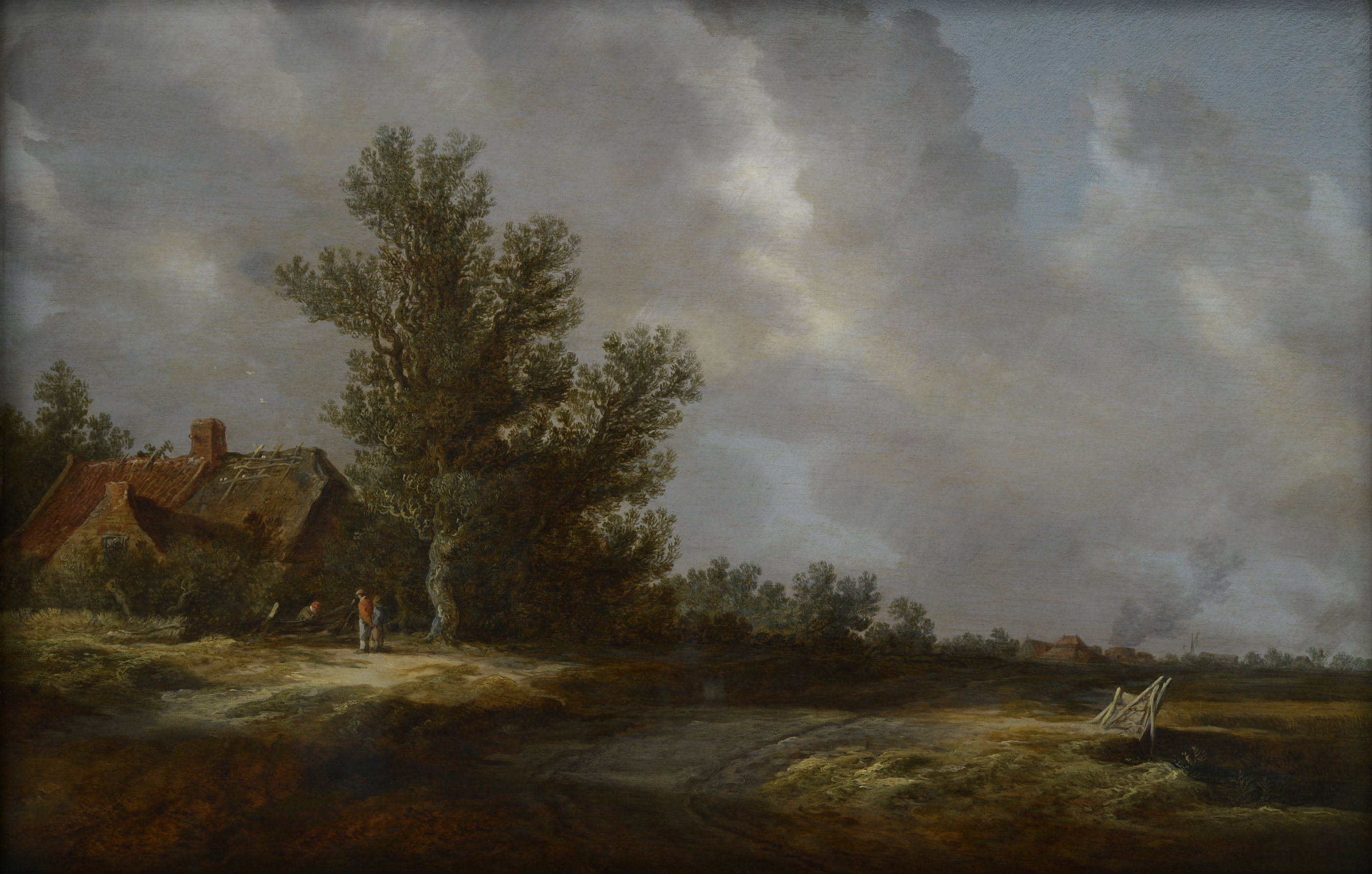 Jan van Goyen, Landweg met boerderij
