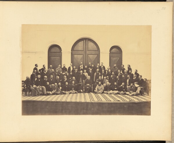 Unknown, [Group portrait of Caucasian officials]