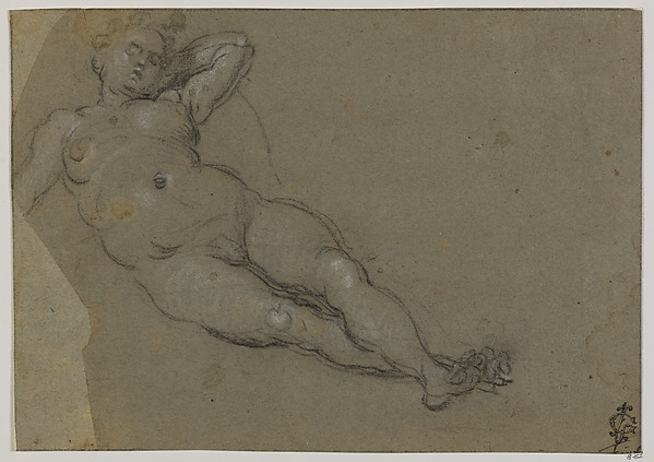 Domenico Tintoretto, Reclining Female Nude