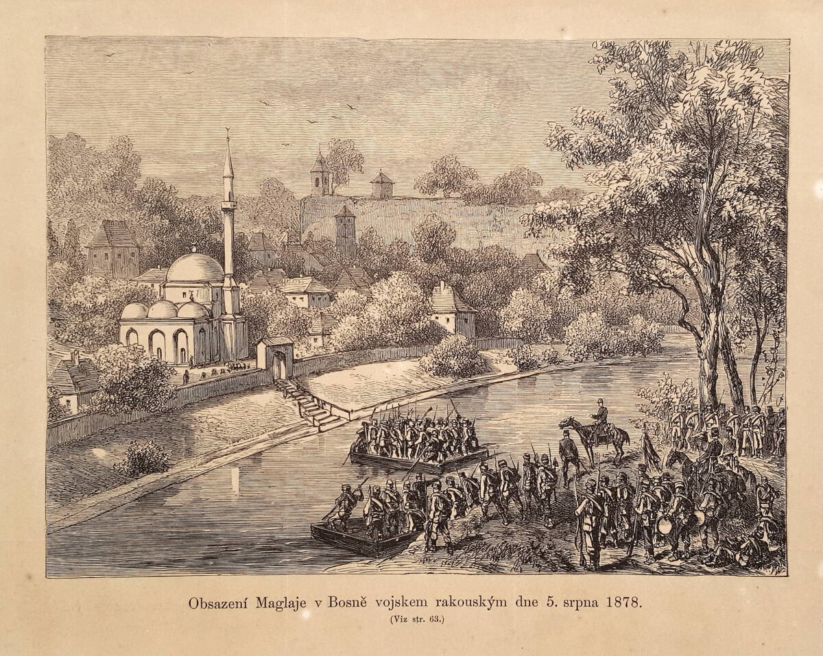 Anonym, Besetzung von Maglaj in Bosnien durch die österreichische Armee am 5. August 1878