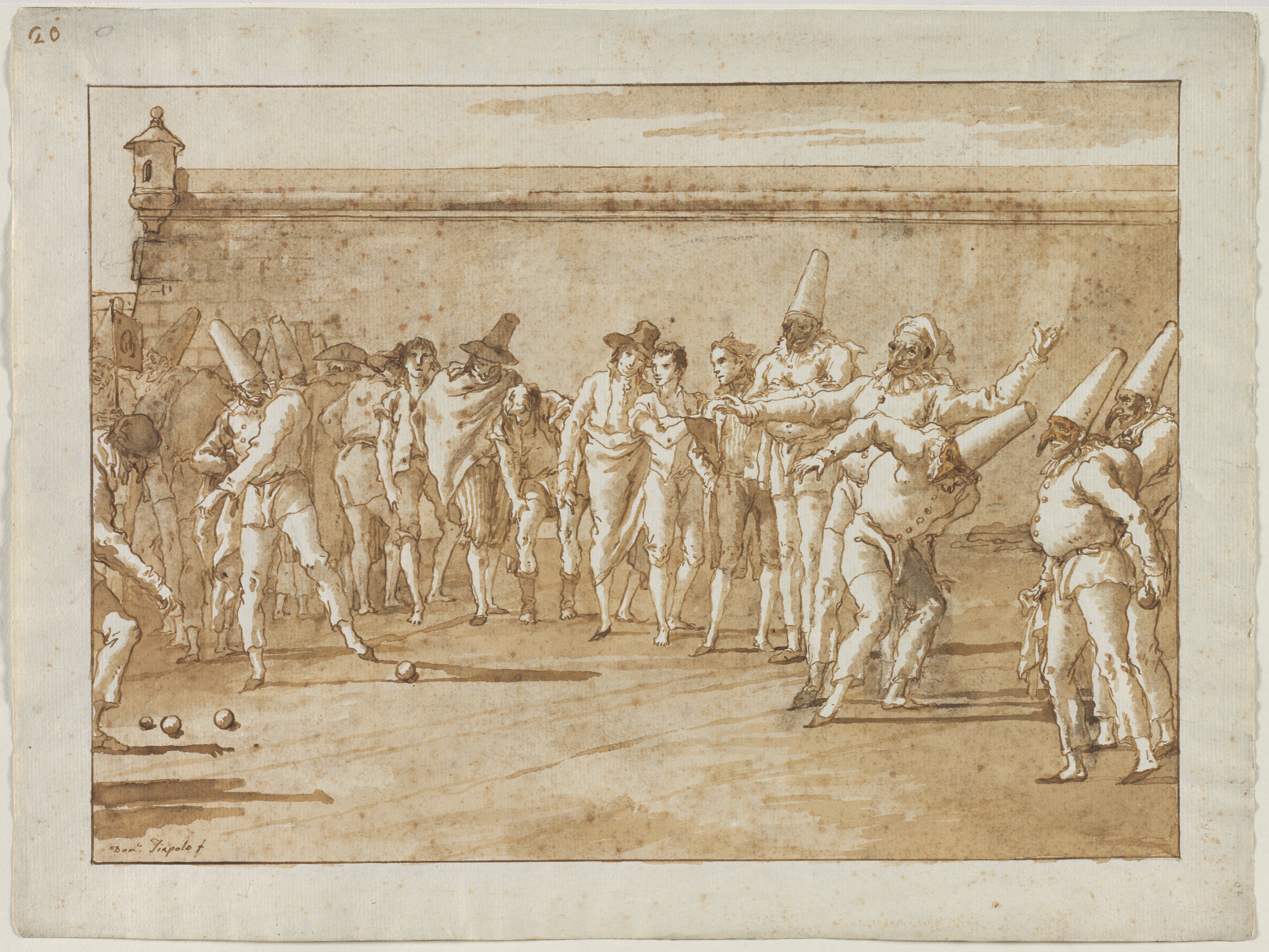 Giovanni Domenico Tiepolo, The Game of Bowls