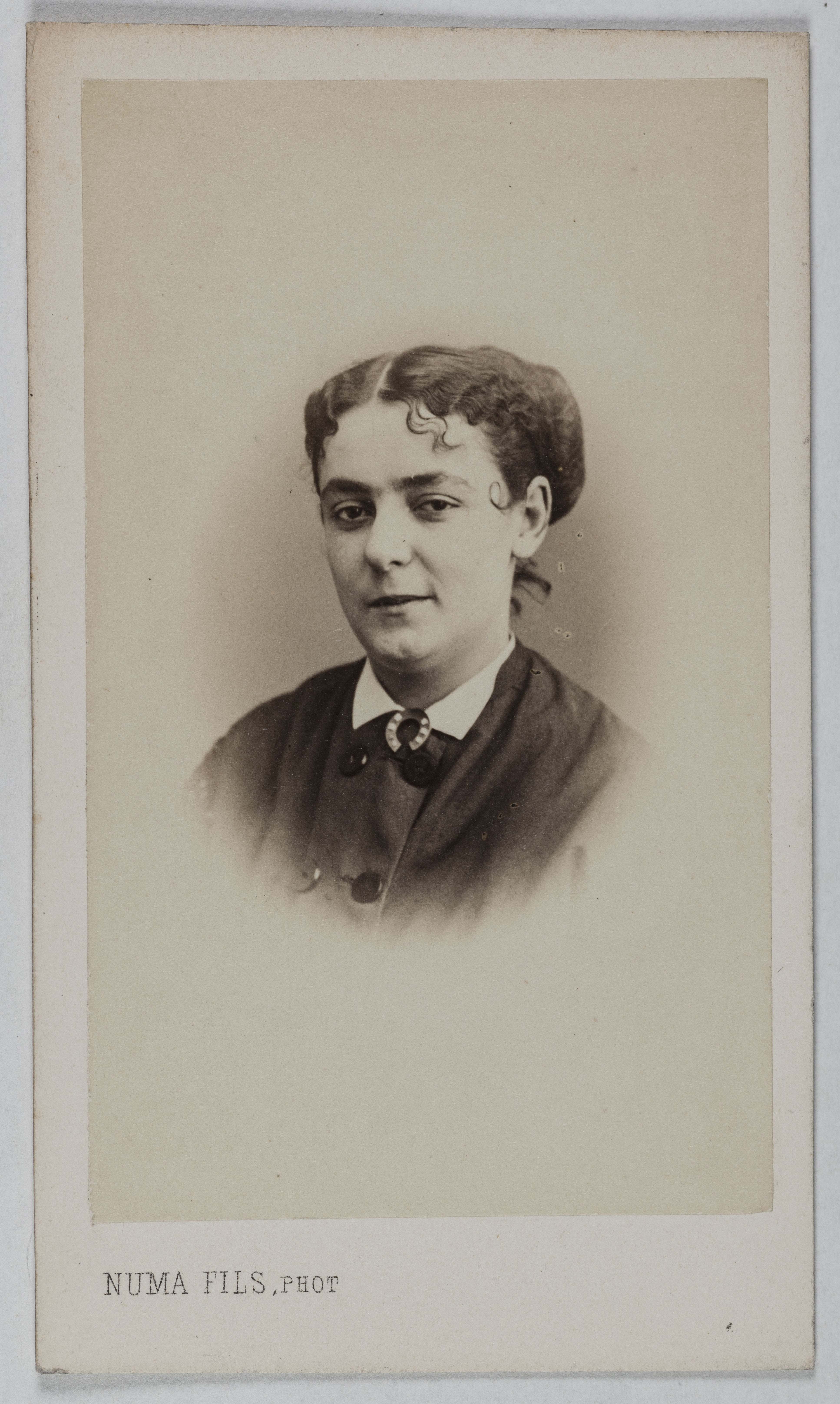 Numa Fils, Portrait de Gabrielle Gauthier ( -vers 1883), (actrice)