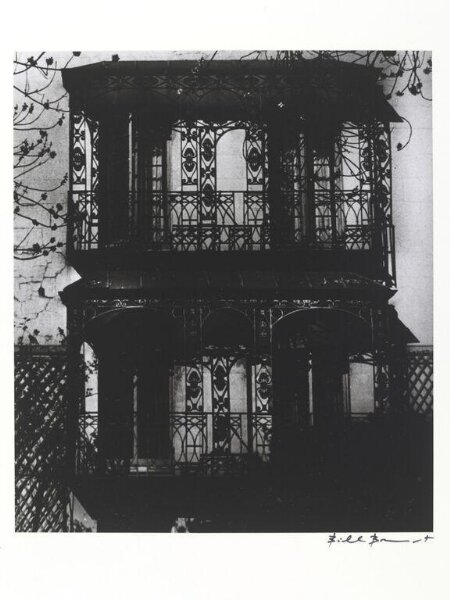 Bill Brandt, Moonlit Regency Balcony.  Downshire Hill, Hampstead
