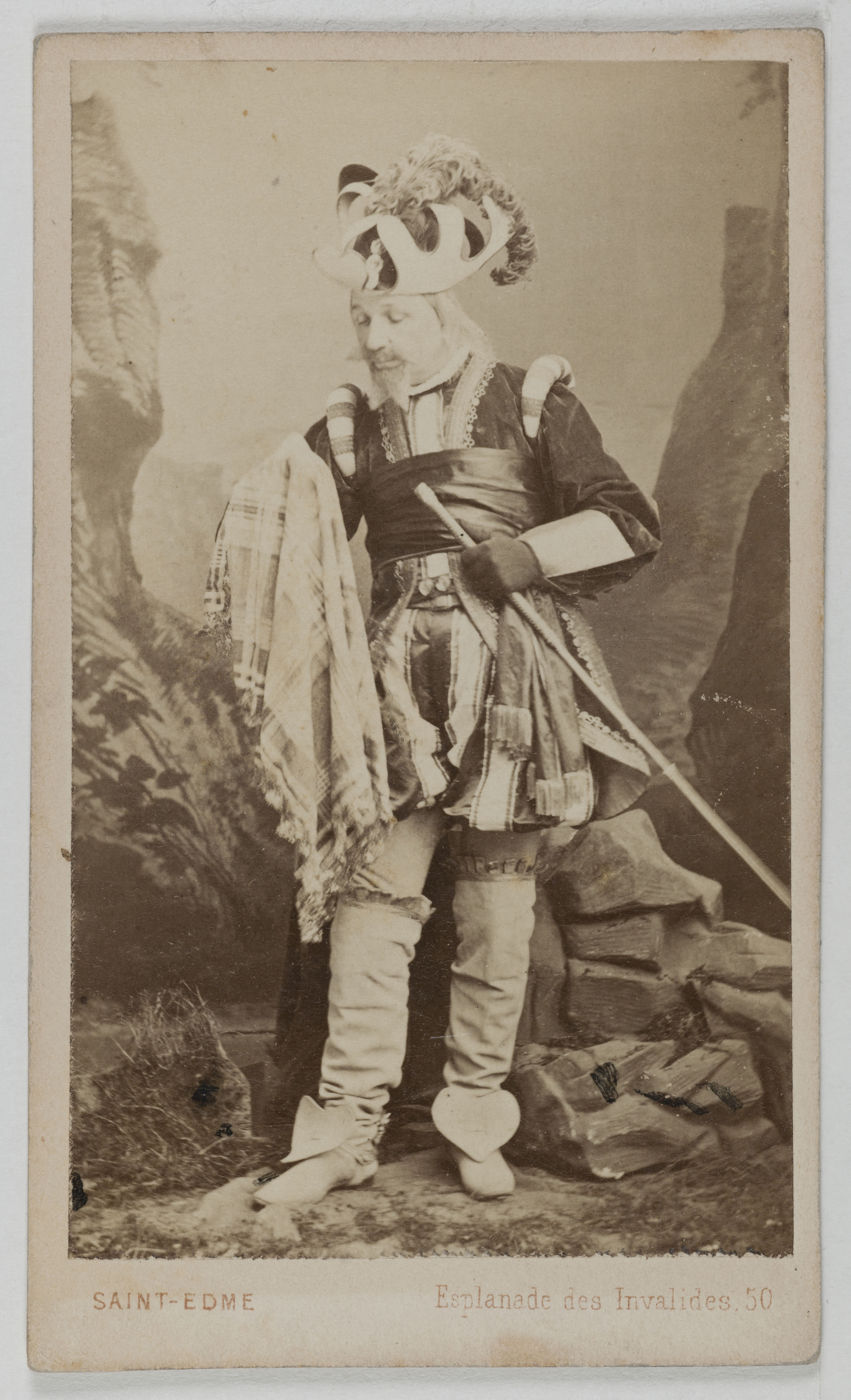 Saint-Edme, Portrait de Lemaire, (-1865), (chanteur lyrique ?)