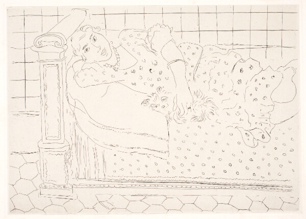 Henri Matisse, Repos, figure avec Gika
