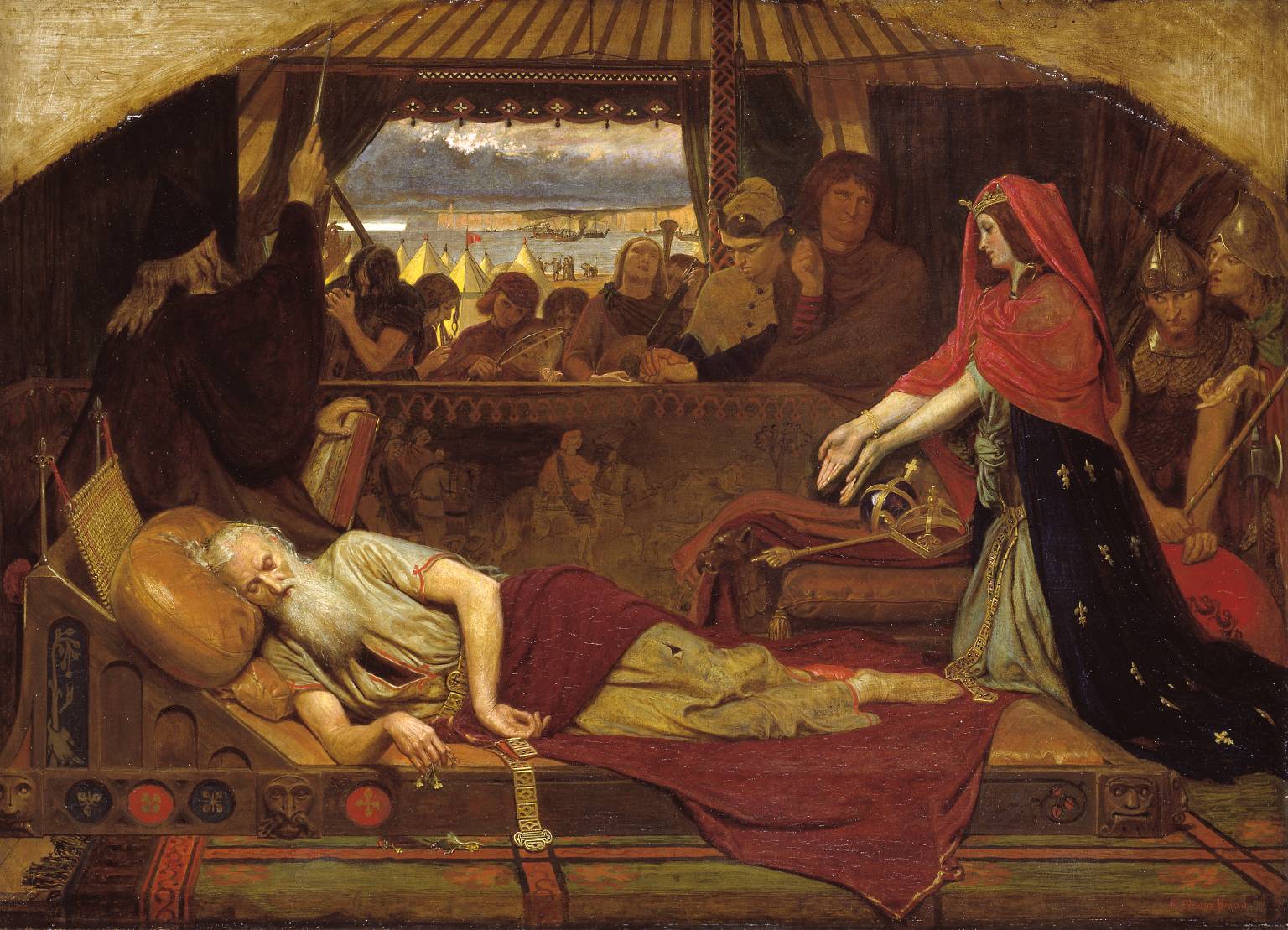 Ford Madox Brown, Lear and Cordelia