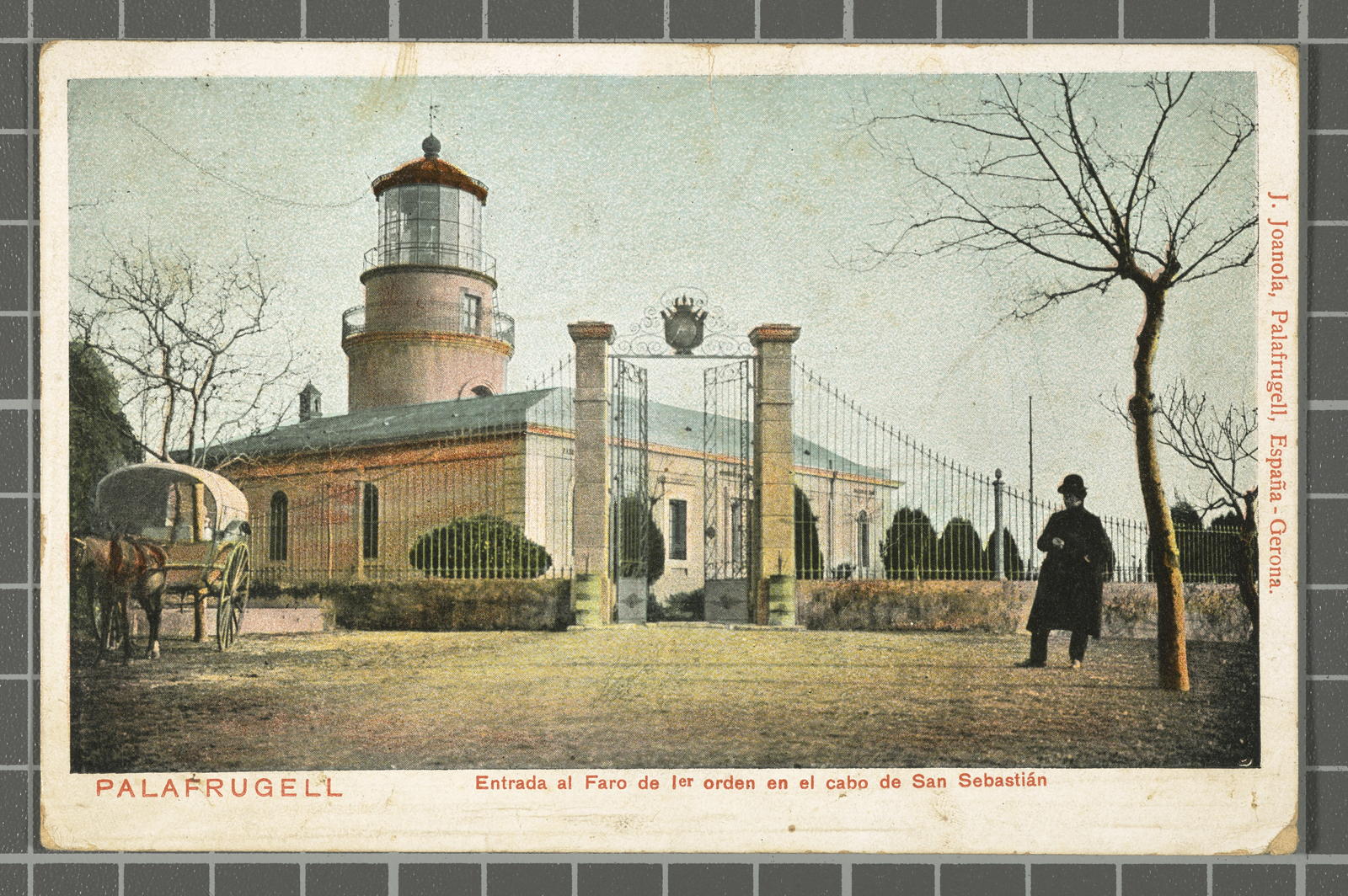Desconegut, Palafrugell. 1st Lighthouse entrance orders in the San Sebastian cabo