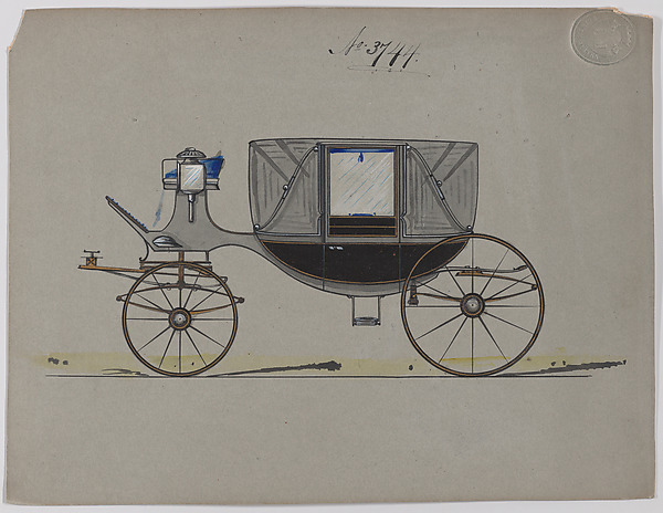 Brewster & Co., Design for Landau, No. 3744