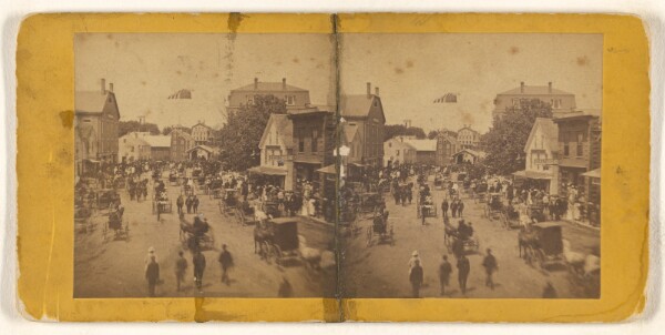 Unknown, [Main street of an unidentified American town]