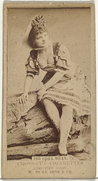 W. Duke, Sons & Co., Card Number 360, Cora Dean, from the Actors and Actresses series (N145-3) issued by Duke Sons & Co. to promote Cross Cut Cigarettes