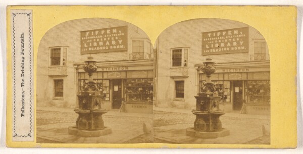 Unknown, Folkestone. - The Drinking Fountain.