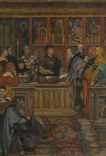Albrecht De Vriendt, The Hanseatic League receives its Charter