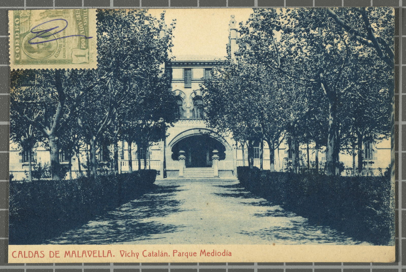Desconegut, Caldas de Malavella. Vichy Catalán. Parque de Mediodía