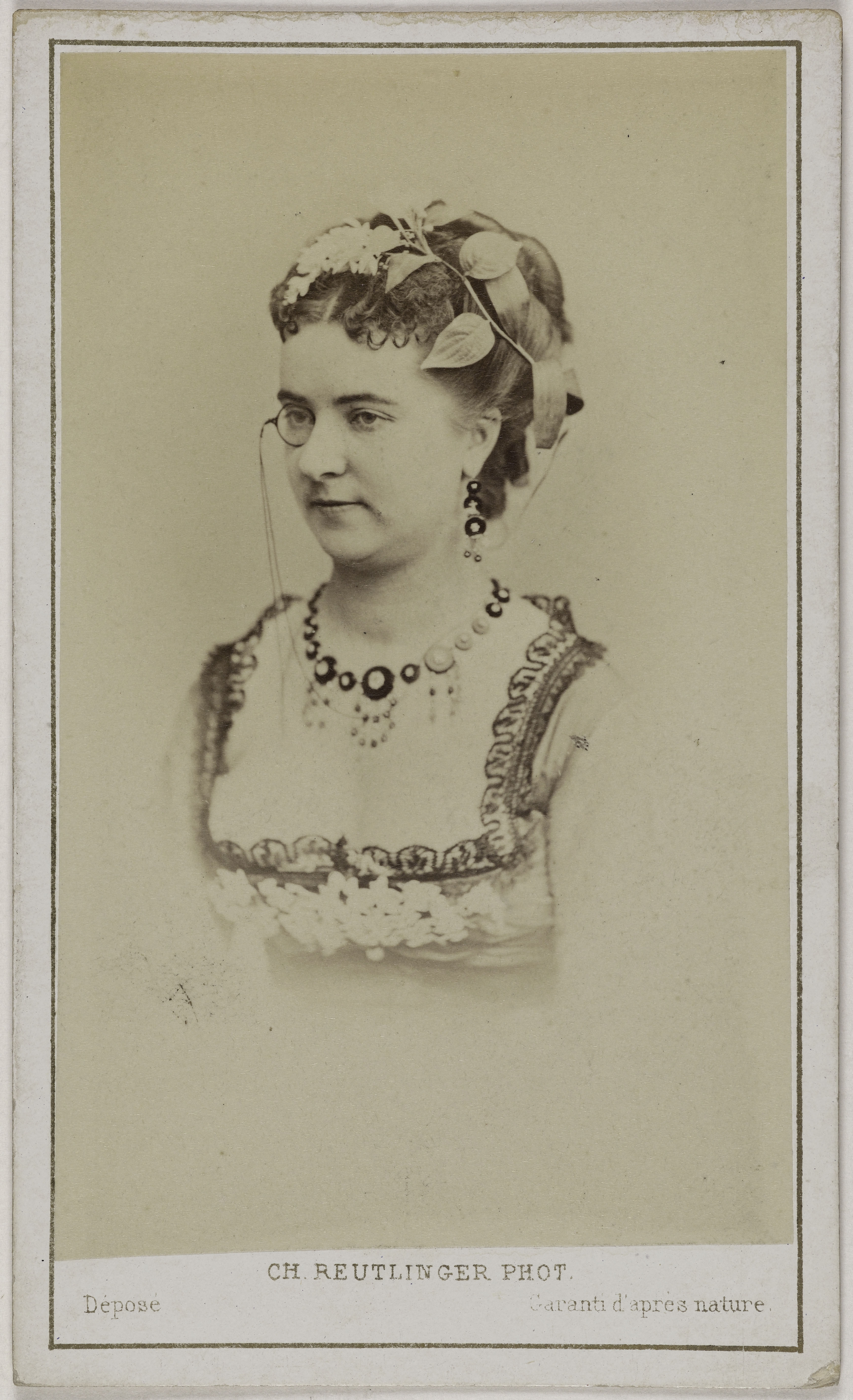 Charles Reutlinger, Portrait de Deauville (actrice)