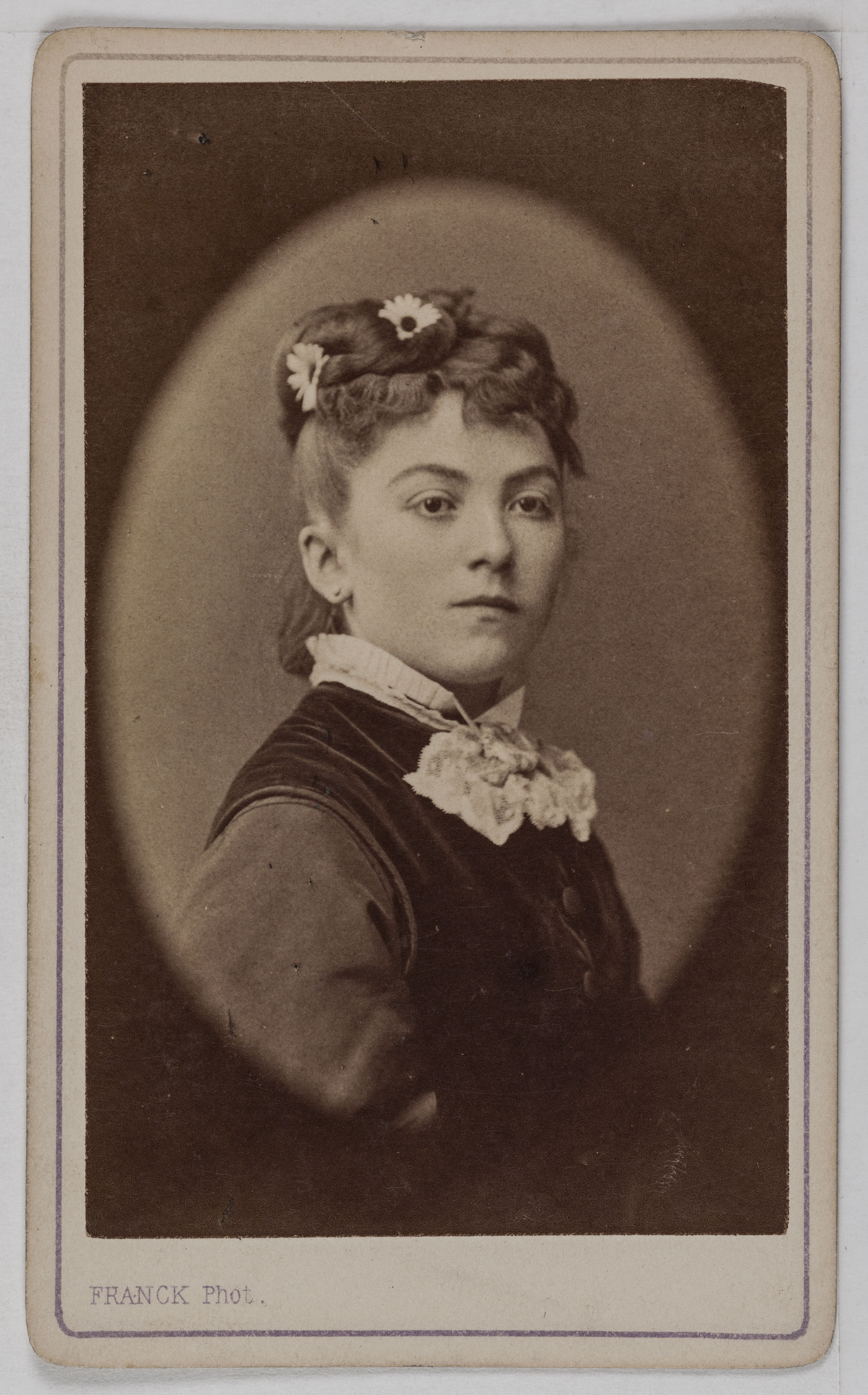 Franck, Portrait de Lucienne, (actrice)