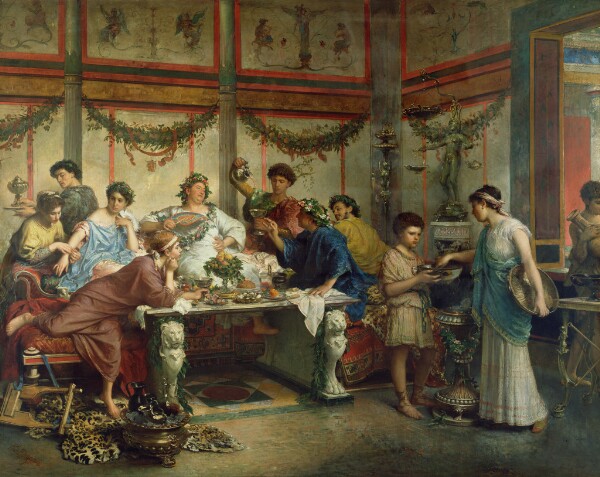 Roberto Bompiani, A Roman Feast