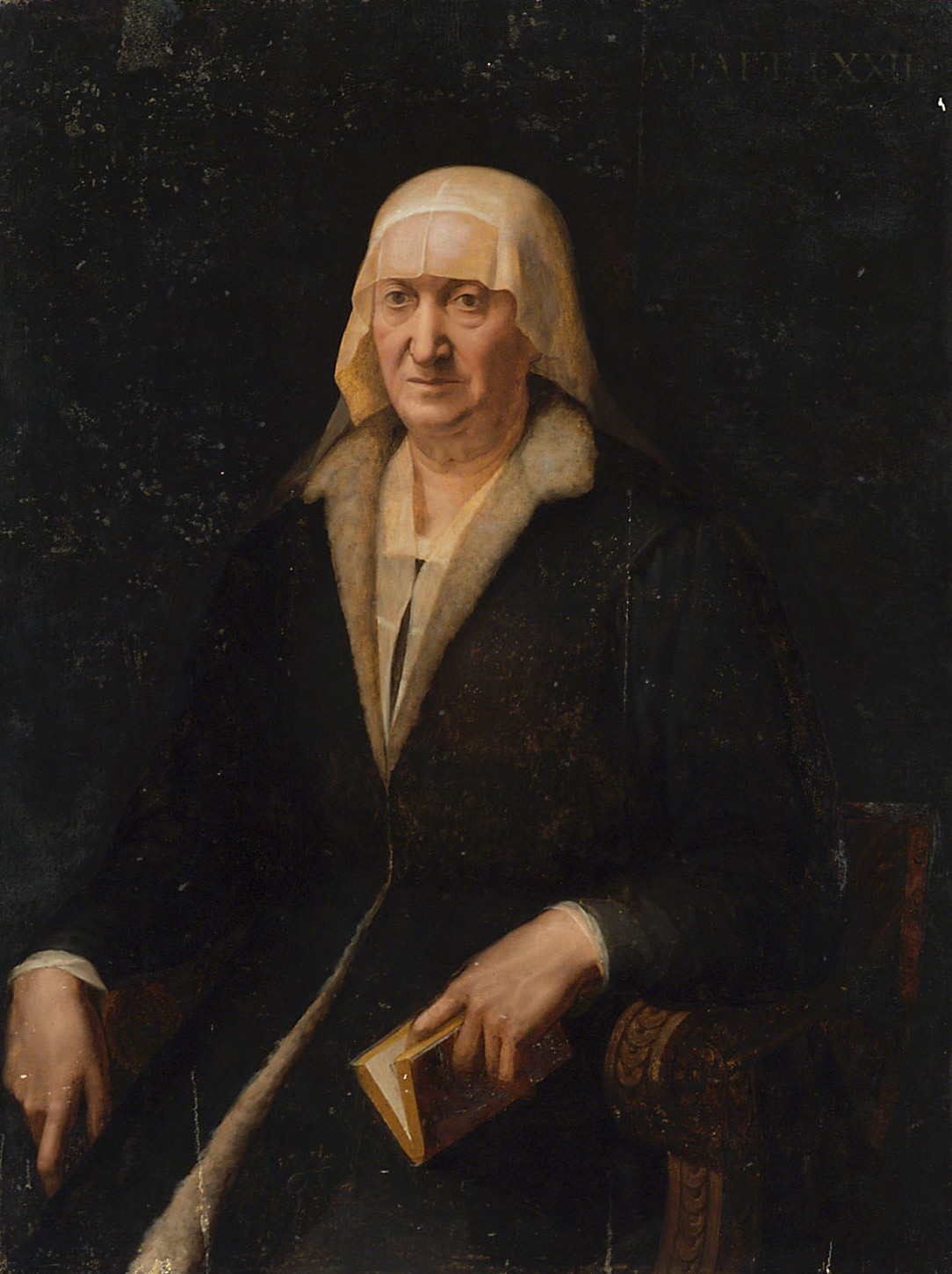 Unknown artist, Bildnis einer alten Frau