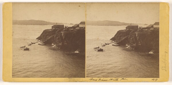 Carleton Watkins, Bay View with Pt.
