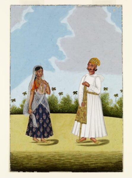 Unknown, A watchman and his wife
