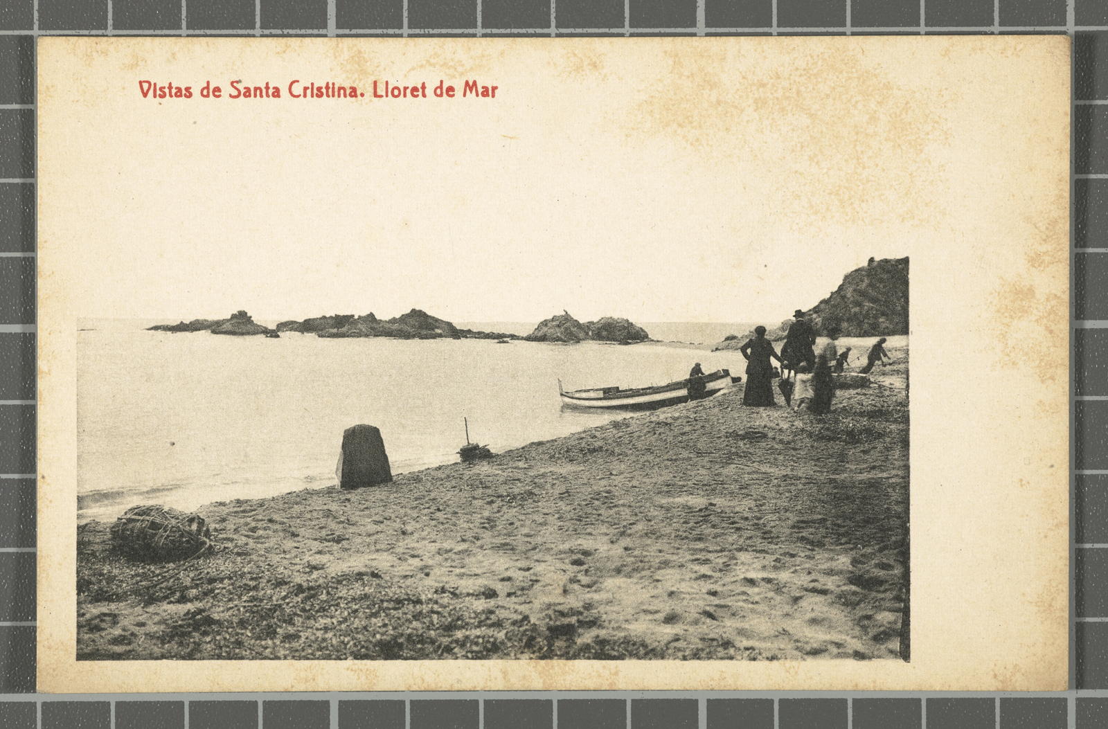 Desconegut, Vistas de Santa Cristina. Lloret de Mar