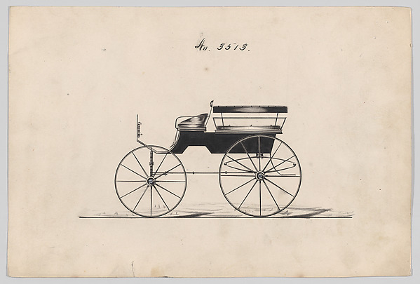 Brewster & Co., Design for Omnibus or Wagonette, no. 3513