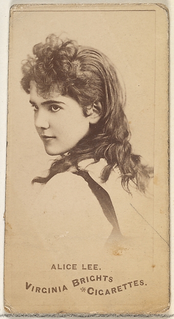Allen & Ginter, Alice Lee, from the Actors and Actresses series (N45, Type 1) for Virginia Brights Cigarettes
