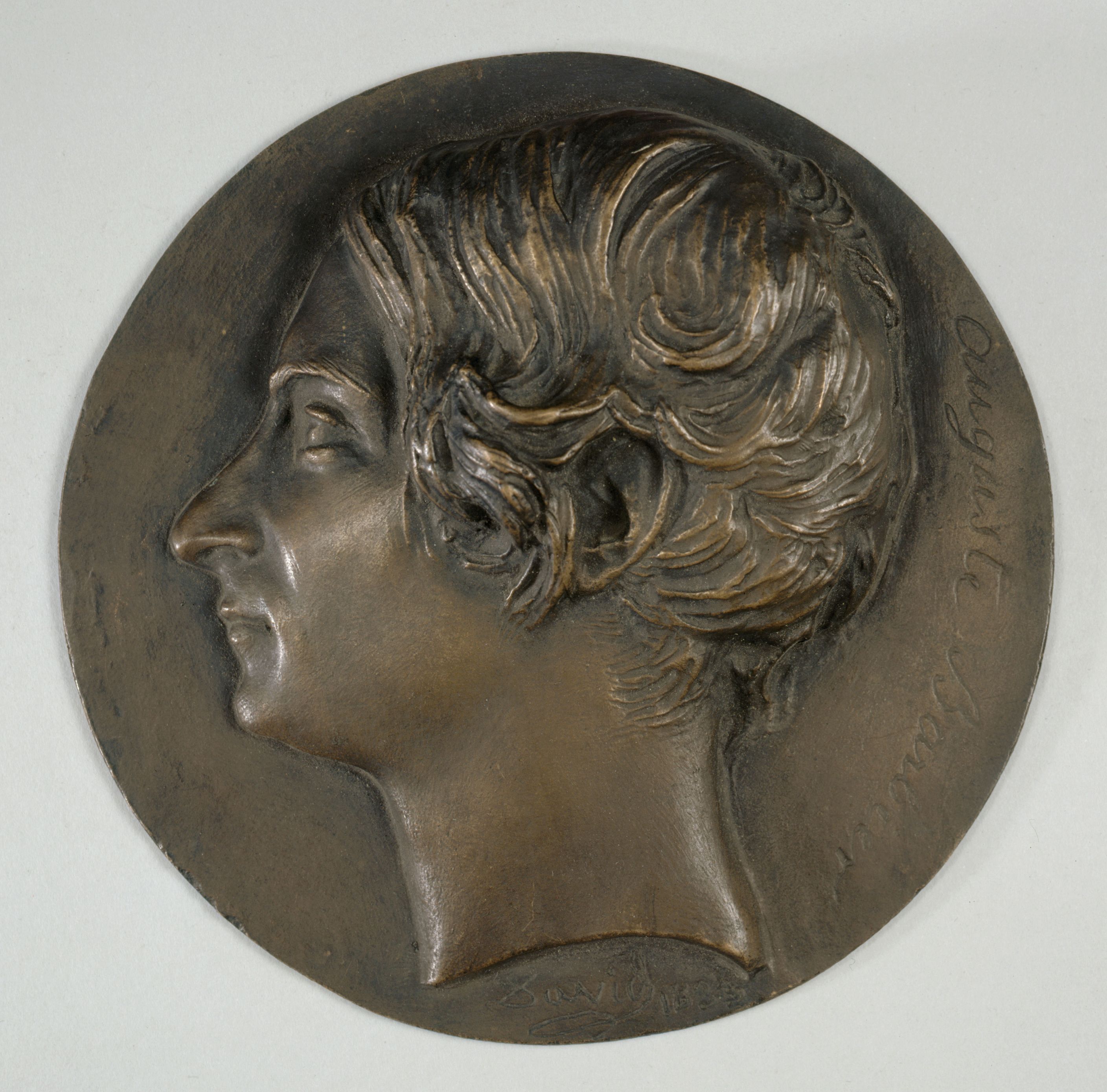 David d'Angers, Portrait d'Auguste Barbier (1805-1882), poète