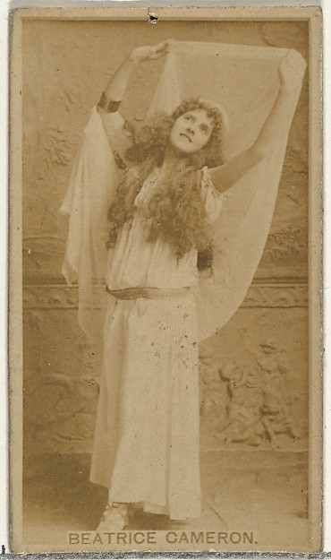 W. Duke, Sons & Co., Beatrice Cameron, from the Actors and Actresses series (N145-8) issued by Duke Sons & Co. to promote Duke Cigarettes