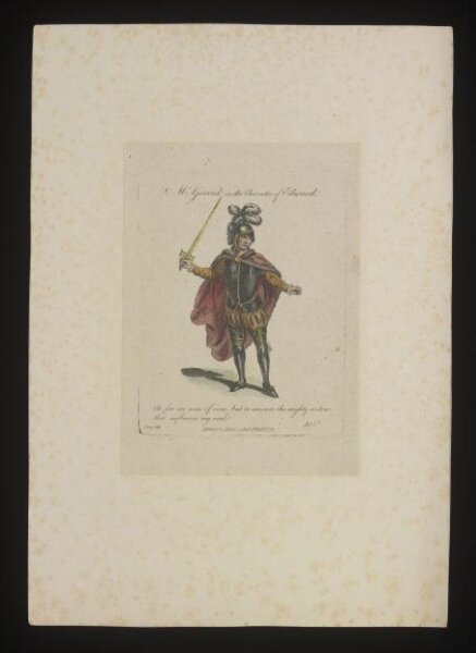 unknown, Mr Garrick in the character of Edward