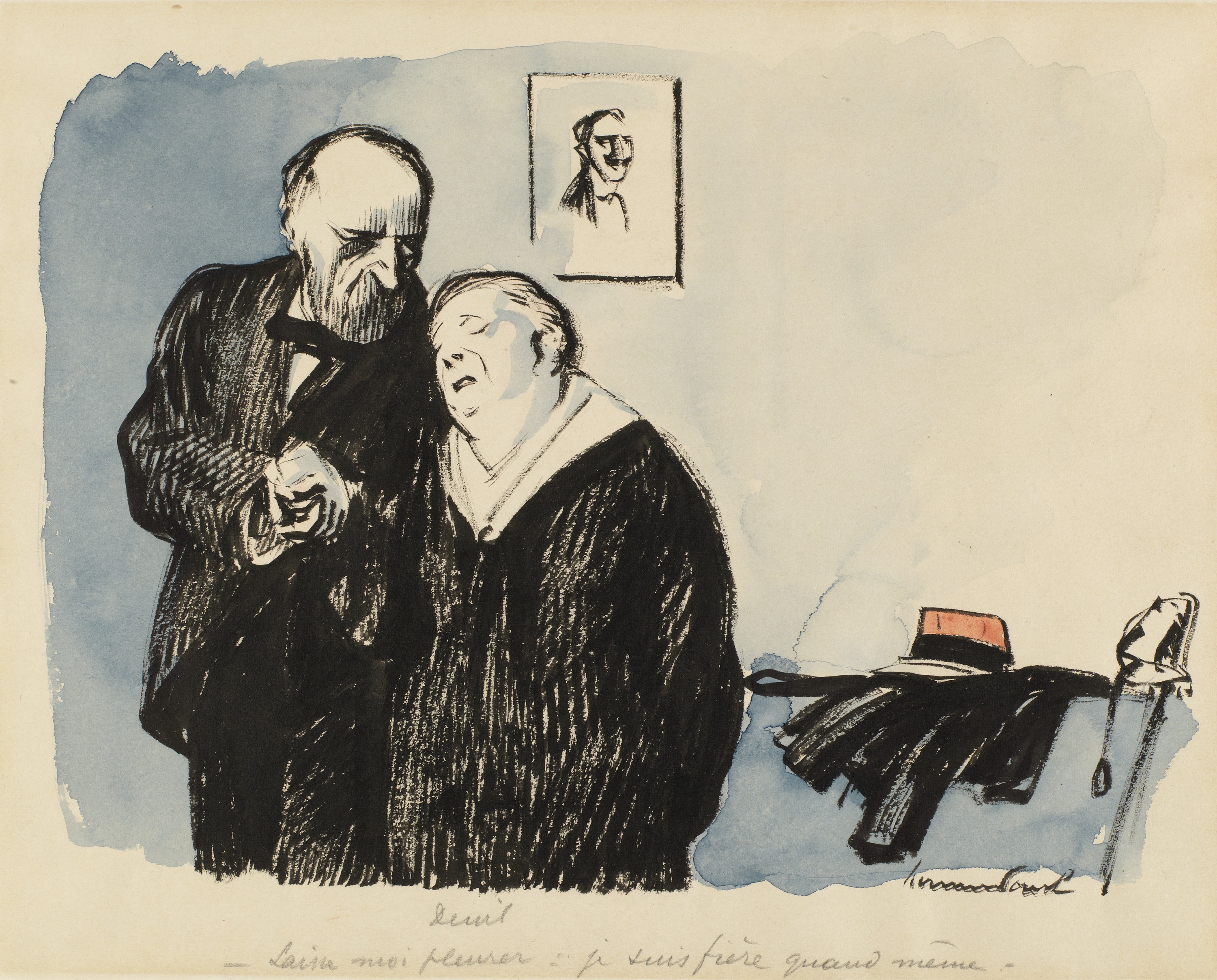 Hermann-Paul, Mourning