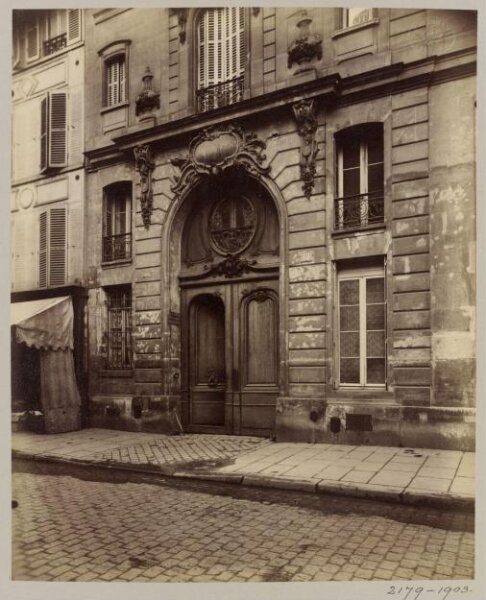 Atget, Jean-Eugène-Auguste, Hotel de Louis XV, Paris, France