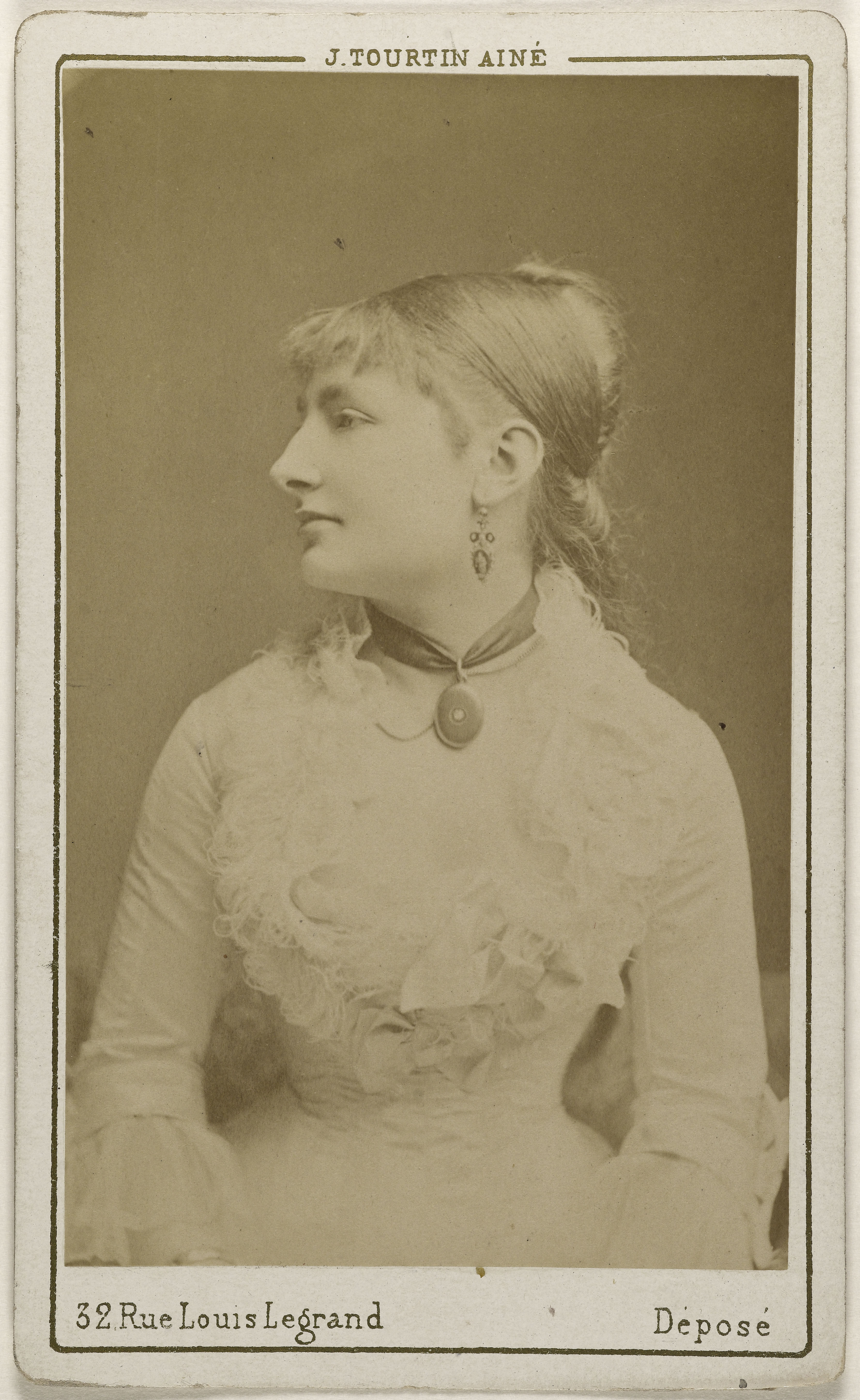 Joseph Tourtin, Portrait de Bécat, (chanteuse)