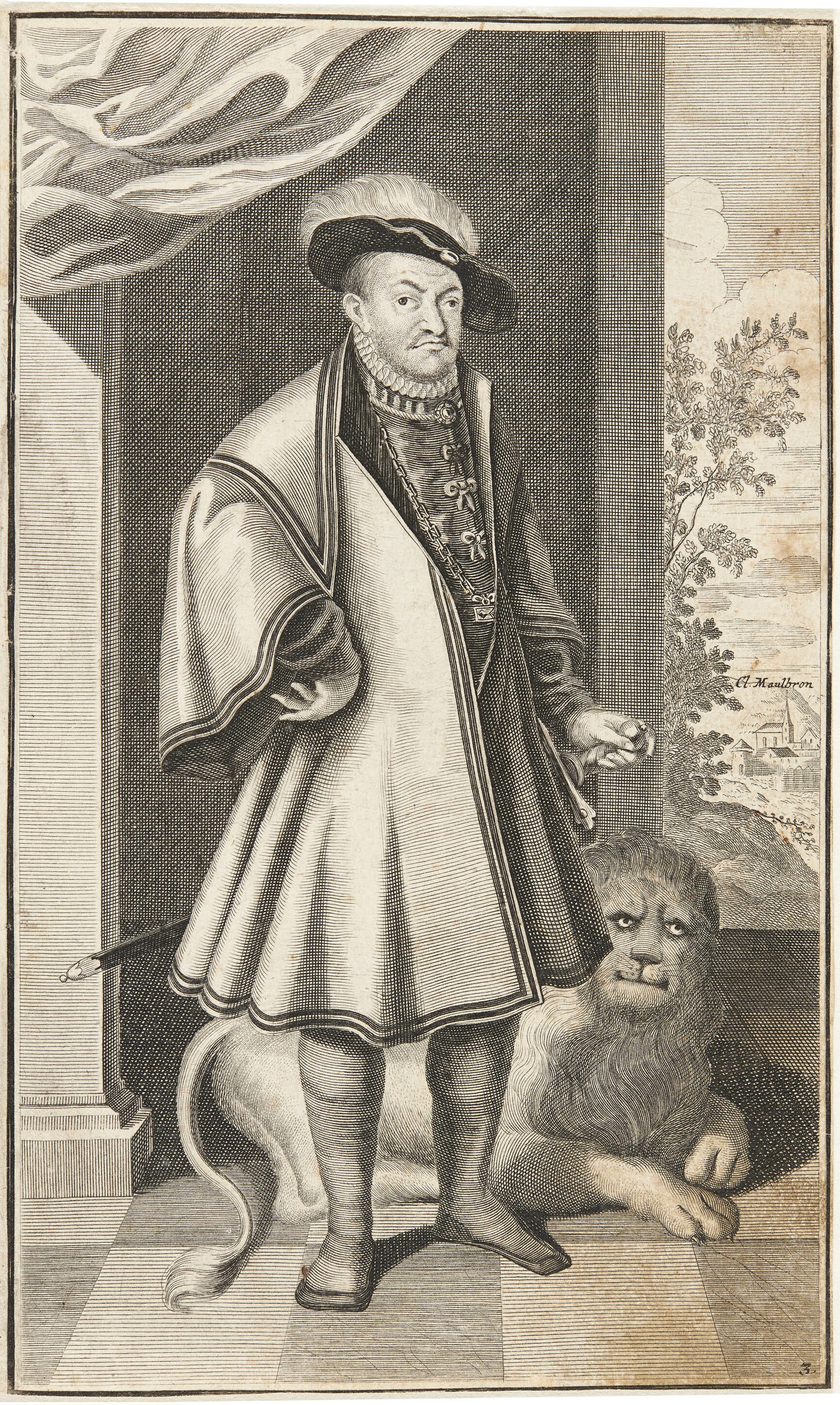 Andreas Matthäus Wolfgang, Bildnis Herzog Ulrich von Württemberg