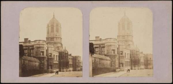 Unknown, Stereoscopic photograph of Christ Church in Oxford