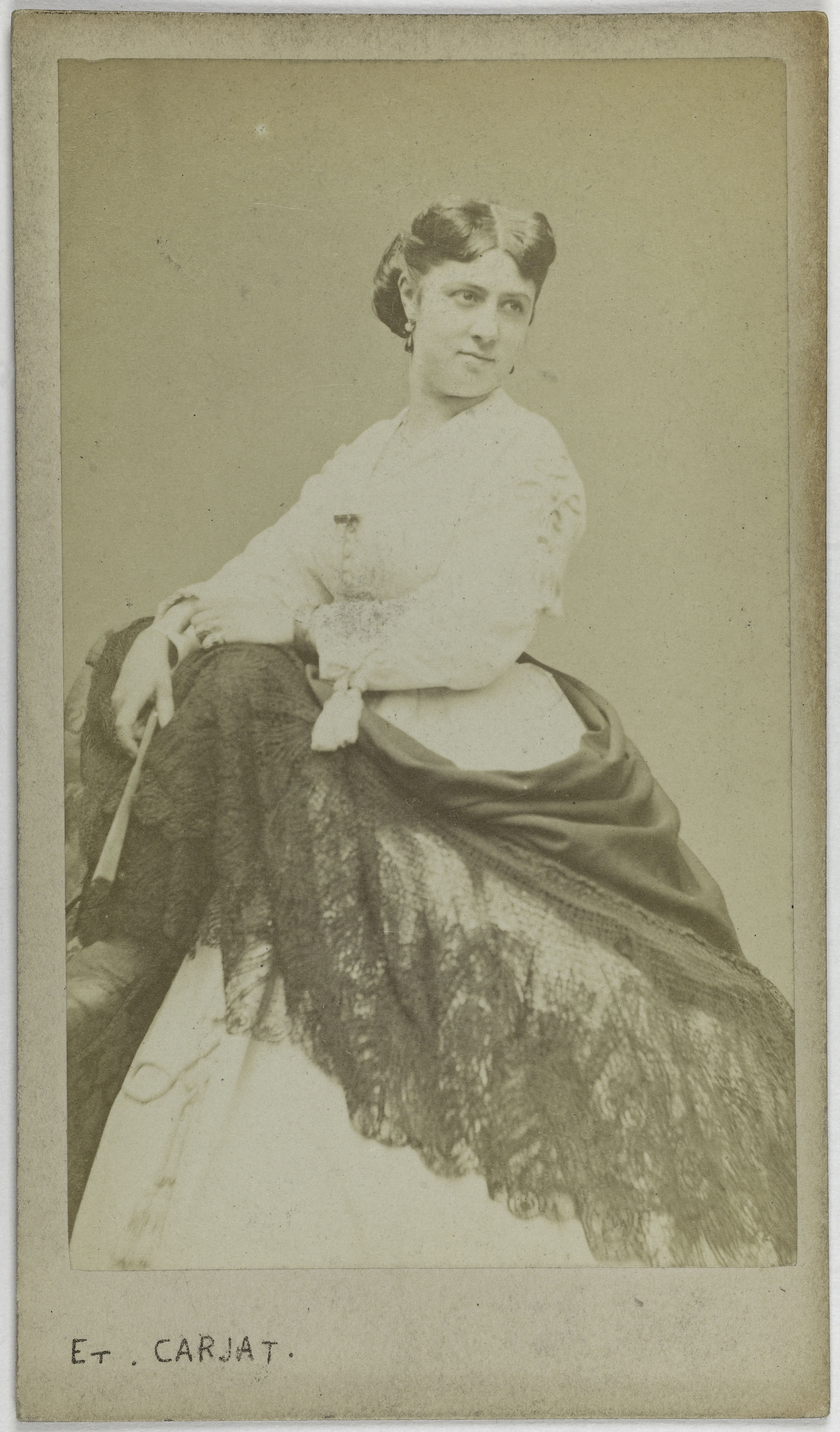 Carjat & Cie, Portrait de Pellegrin Marie, (actrice)