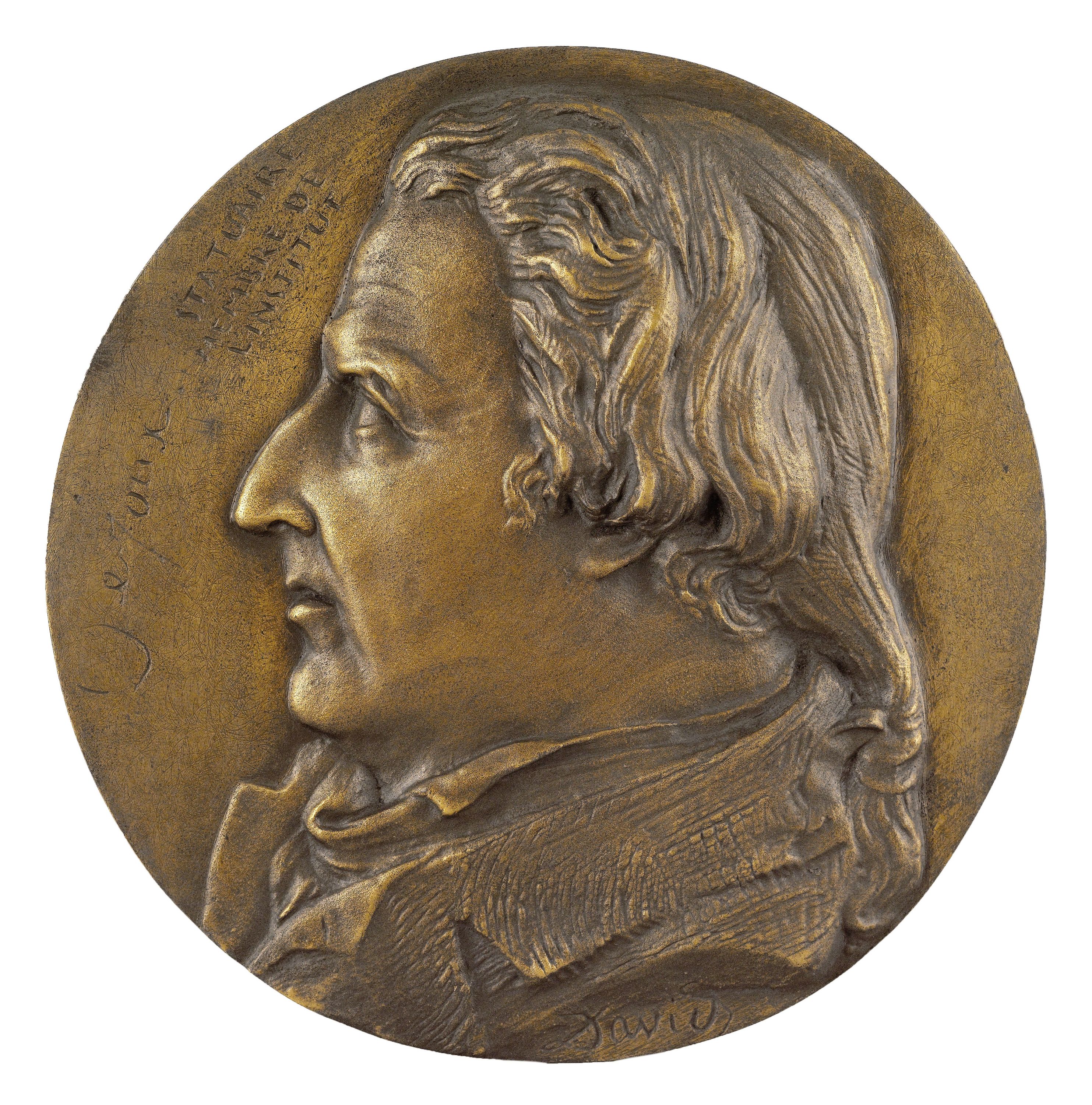 David d'Angers, Portrait de Claude Dejoux (1732-1816), sculpteur