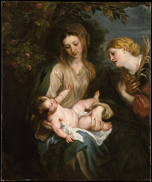 Anthony van Dyck, Virgin and Child with Saint Catherine of Alexandria