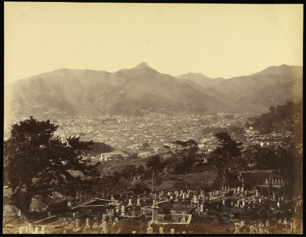 Felice Beato, View of Nagasaki from the Battery Hill
