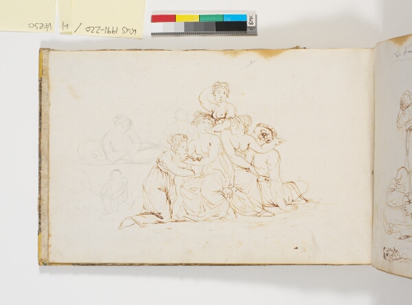 C.W. Eckersberg, Kvindelig figurgruppe. Allegorisk scene