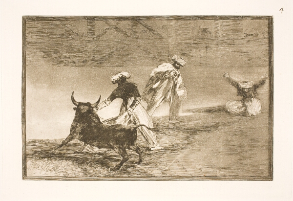 Francisco de Goya, De tirrer en anden i indhegningen