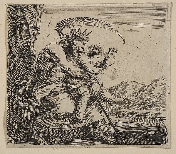Stefano della Bella, Saturn, from 'Game of Mythology' (Jeu de la Mythologie)