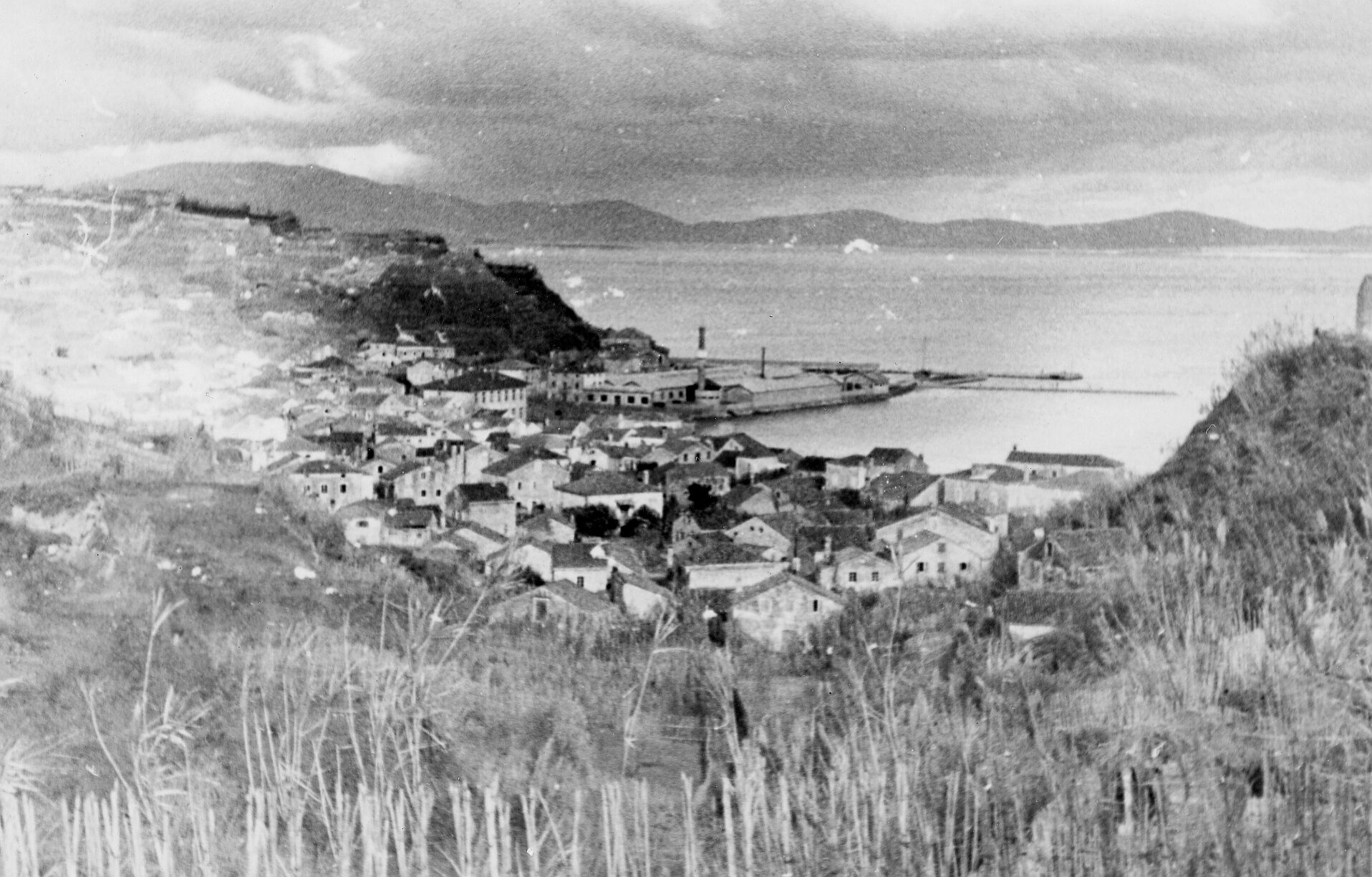 Branko Fučić, Susak (Mali Lošinj), veduta donjeg dijela naselja, pogled sa zapadne strane
