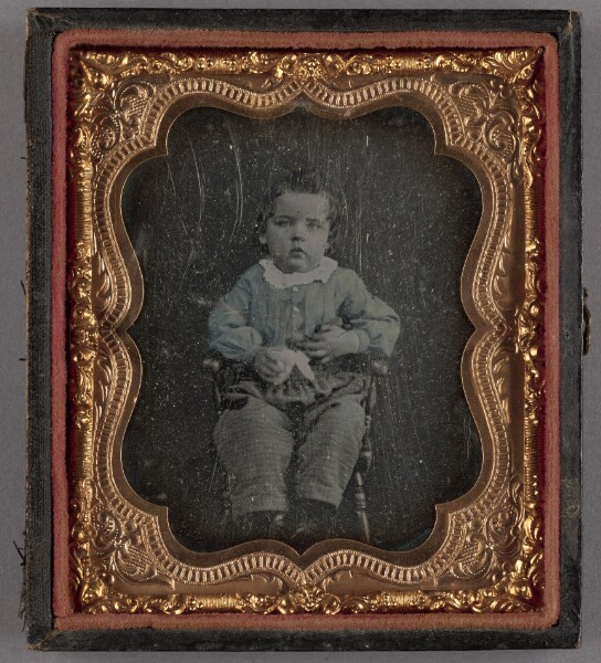 Unknown, [Portrait of a Seated Baby Boy]
