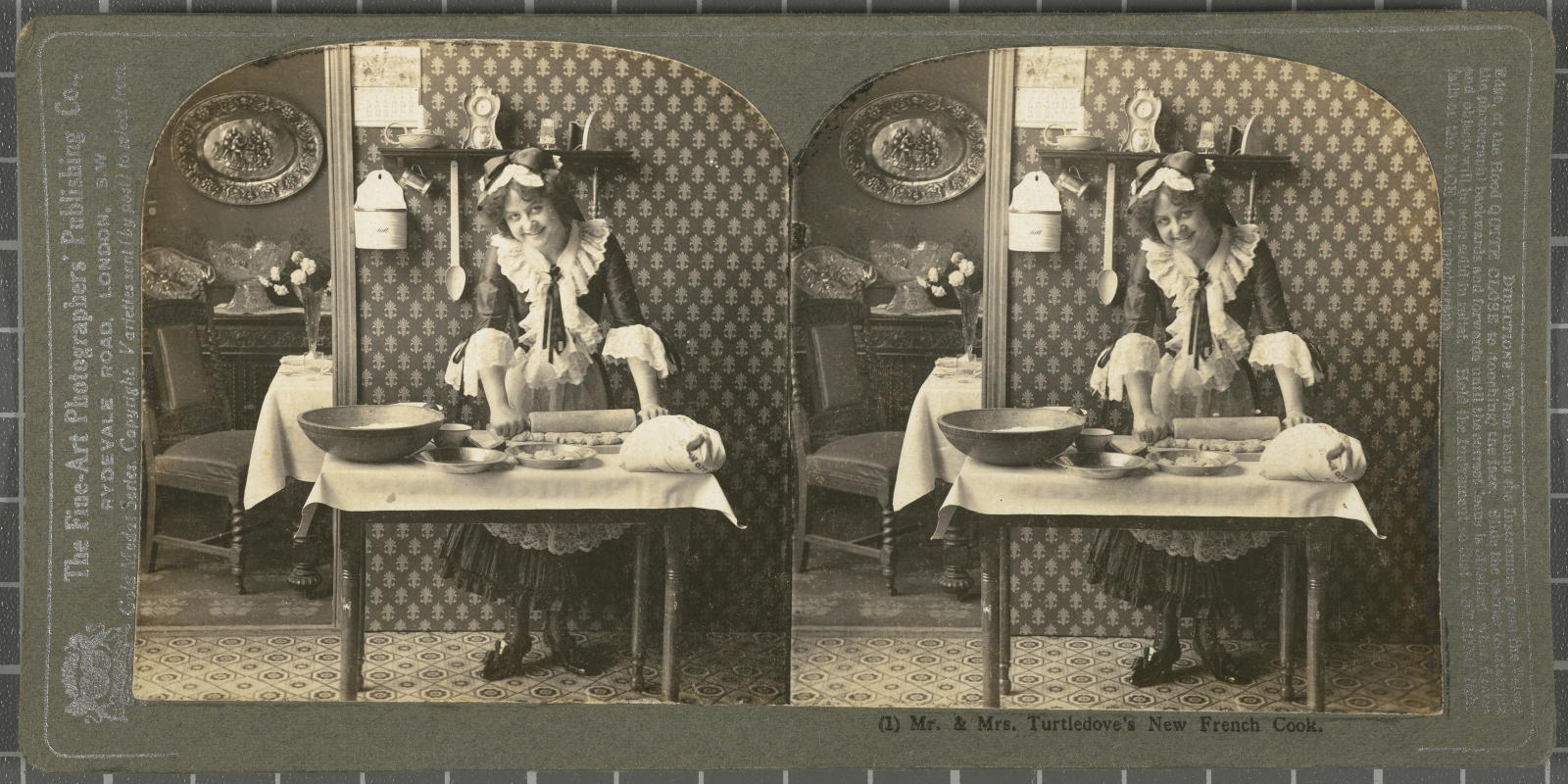 Desconegut, Mr. & Mrs. Turtledove's New French Cook. Fine-Art Photog. Publish. Co.