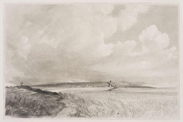 Constable, John RA, Cornfields near Brighton